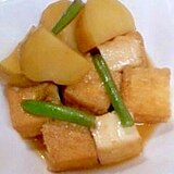 厚揚げとじゃがいも煮